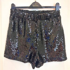 Sincerely Jules NWT Black Sequin Shorts - Size M